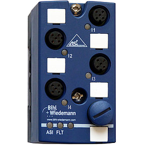 AS-i Standard ingångsmodul IP67 4xDI (AS-i) 4xM12