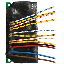 AS-i Standard In-/utgångskort 3.0 IP00 4xDI+4xDO LED lack tråd=200mm